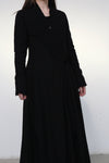Marc le bihan double fabric dress 2185 black